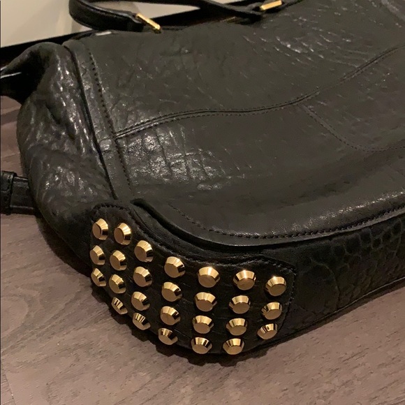 Michael by Michael Kors Black Leather stud purse - Picture 3 of 5